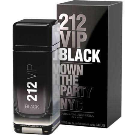 212 VIP Black Men Eau De Parfum Carolina Herrera 212 VIP Black: An Addictive Fragrance for the Night Carolina Herrera 212 VIP Black is an irresistible eau de parfum designed for evening events. It envelops you in an attractive and elegant aura, making sur