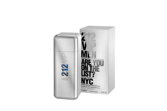 212 VIP Men Eau De Toilette Carolina Herrera 212 VIP Men: The Essence of Commanding Presence You don’t need a party; the party needs you! Embrace the essence of irresistible masculine confidence with Carolina Herrera 212 VIP Men, and stop waiting for some