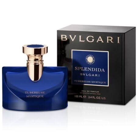 Splendida Tubereuse Mystique Eau De Parfu Tubereuse Mystique from BVLGARI’s Splendida collection introduces a captivating and mesmerizing fragrance centered around the tuberose, often called the "queen of the night." This scent offers a sensual, intoxicat
