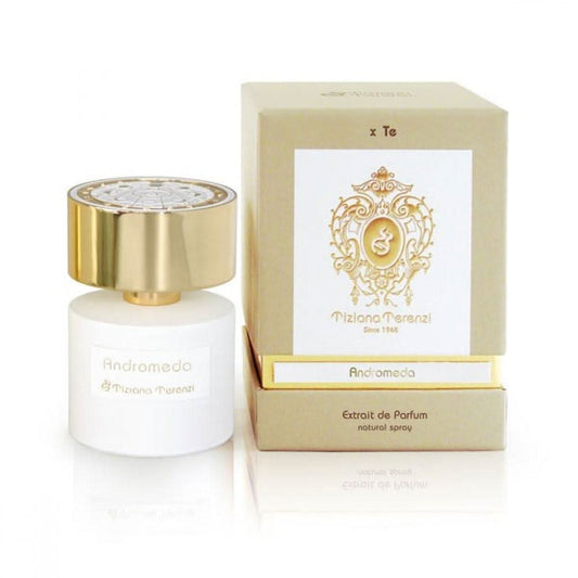 Andromeda Extrait De Parfum Tiziana Terenzi Andromeda Extrait De Parfum is an opulent and mesmerizing fragrance that captivates with its luxurious and complex composition. This extrait de parfum offers a deep and intense olfactory experience, reflecting t