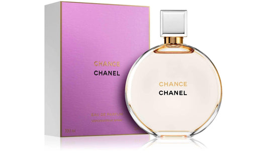 Chance Eau De Parfum Chanel Chance: Timeless Elegance Fragrance DescriptionChanel Chance embodies femininity, sophistication, and elegance, reflecting the timeless style of the Chanel fashion house. This floral chypre fragrance is suitable for both everyd