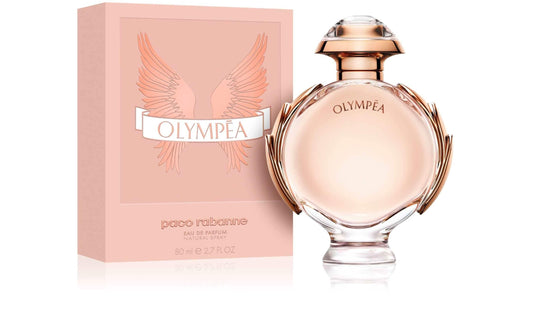 Olympea Eau De Parfum Paco Rabanne Olympea Eau de Parfum is a captivating and modern fragrance inspired by the divine and the victorious spirit of the goddess. It is designed for a woman who embodies strength, elegance, and irresistible charm. Fragrance P
