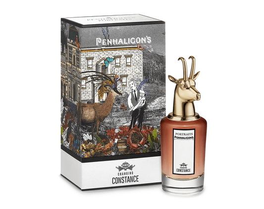 Changing Constance Eau De Parfum Penhaligon's Changing Constance Eau De Parfum is a daring and modern fragrance, known for its intriguing mix of spicy, sweet, and gourmand notes. Part of the Portraits collection, this fragrance represents a woman of stren
