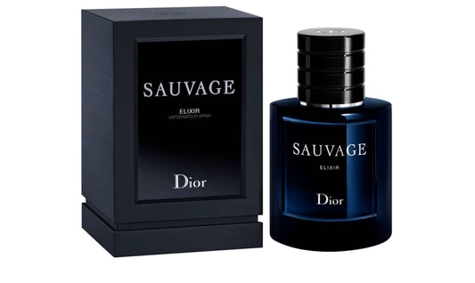 Sauvage Elixir Dior Sauvage Elixir Dior Sauvage Elixir is a concentrated and captivating fragrance that redefines the essence of Sauvage. This scent is for the man who seeks something more intense, more powerful—a fragrance that pushes the boundaries of e