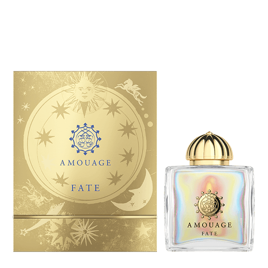 Fate For Women Eau De Parfum The extraordinary and luxurious Amouage Fate Eau de Parfum is like a caress from the night that clings to your skin, brightening your dreams, making them easier to reach. This oriental floral fragrance is designed for romantic