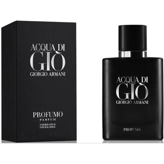 Acqua di Gio Eau De Parfum Acqua di Gio Eau de Parfum offers a richer and longer-lasting scent that combines fresh and marine notes with woody accords. This fragrance delivers greater intensity and character compared to the original. Notes: Top Notes: The