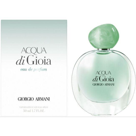 Acqua di Gioia Eau De Parfum Armani Acqua di Gioia Eau de Parfum is a women's fragrance inspired by the nature and elements of the Mediterranean region. Fragrance: Acqua di Gioia Eau de Parfum offers a fresh and vibrant scent that evokes a sense of freedo