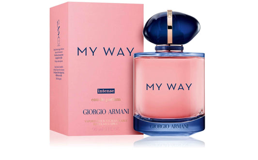 My Way Intense Eau De Parfum Armani My Way Intense Eau de Parfum intensifies your passion for embracing life’s moments. This rich, captivating fragrance blends floral and woody notes to create an intense and unforgettable scent that reflects the boldness