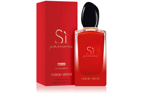 Si Passione Intense Eau de Pafum Armani Si Passione Intense is a bold and alluring women's fragrance that blends a rich array of notes to create a strikingly elegant and sensual aroma. This perfume is inspired by the intensity and passion of the modern wo