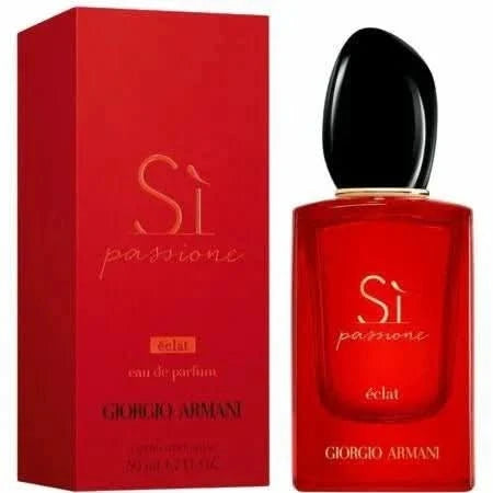 Si Passione Eclat Eau De Parfum Armani Si Passione Eclat is a fresh and captivating women's fragrance that blends a variety of notes to create an exceptionally elegant and sensual aromatic profile. Inspired by the passion and energy of the modern woman, t