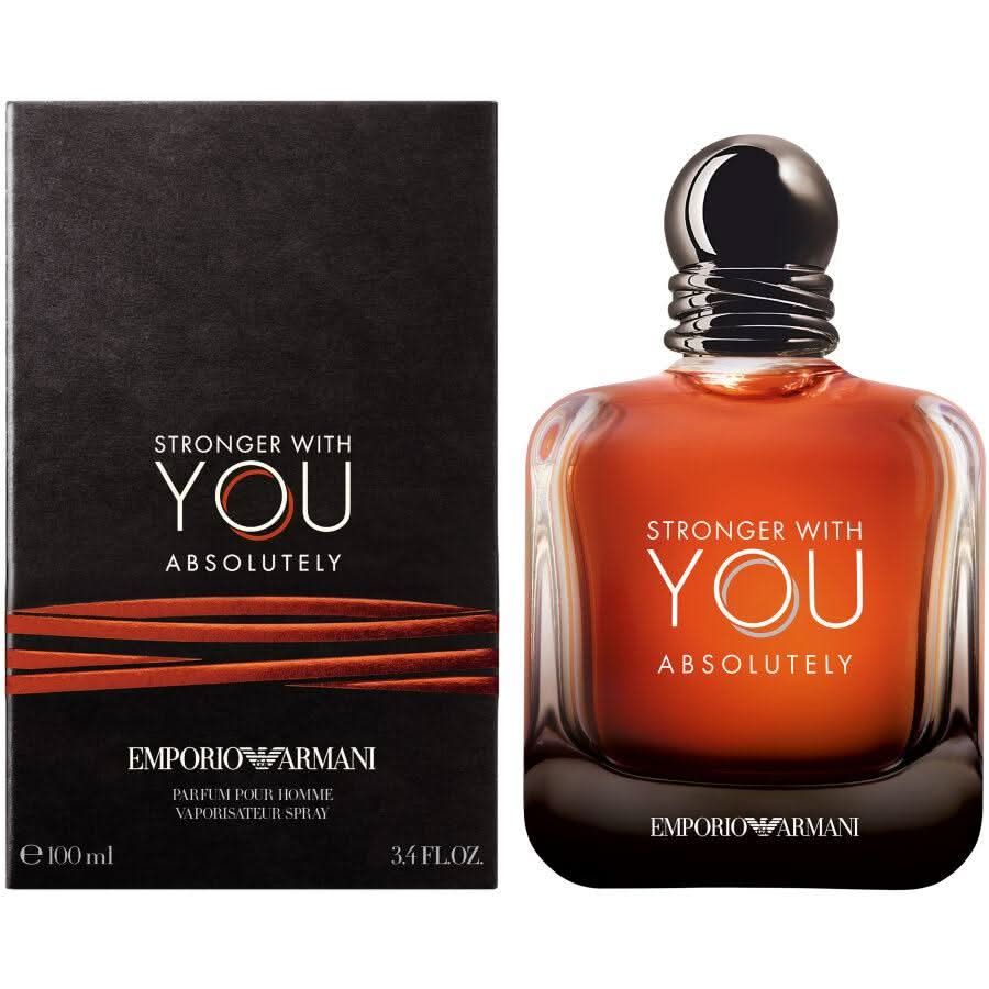 Stronger With You Absolutely Eau De Parfum Armani Stronger With You Absolutely is a fragrance that represents a more intense and profound interpretation of the classic men’s scent "Stronger With You" by Italian fashion brand Giorgio Armani. Part of the "S