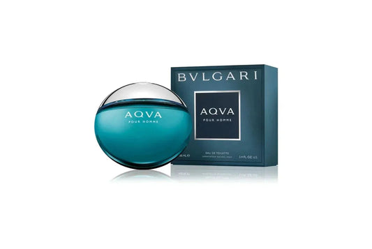 Aqva Pour Homme Eau De Toilette Bvlgari AQVA Pour Homme is a men's fragrance that embodies the power and beauty of the sea, encapsulated in a distinctive round bottle. Its blue-green hue captures and reflects light like the surface of the ocean, perfectly