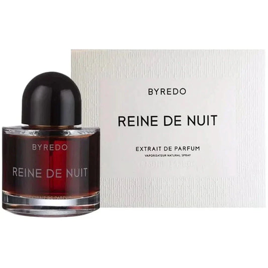 Reine De Nuit Extrait de Parfum Byredo Reine De Nuit Extrait de Parfum is a rich and mysterious fragrance, celebrated for its luxurious blend of floral, spicy, and woody notes. Inspired by the opulence and sensuality of the night, Reine De Nuit is perfect