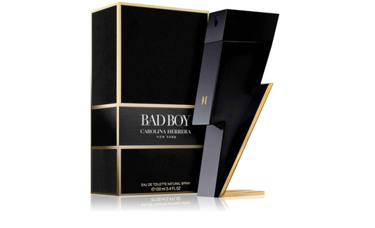 Bad Boy Eau De Toilette Carolina Herrera Bad Boy: Craft Your Own Rules Rules? Principles? You create your own, and Carolina Herrera Bad Boy leaves no room for doubt about that. The heroic strength and courage that this fragrance exudes perfectly complemen