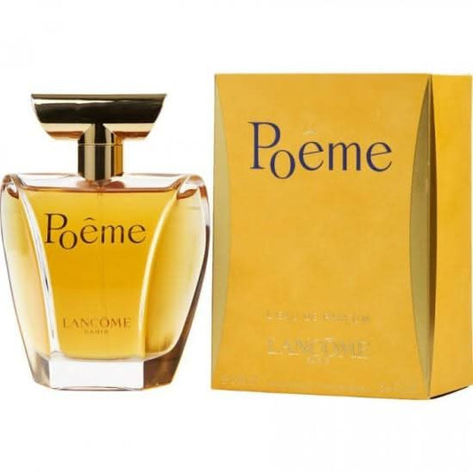 Poeme Eau De Parfum Lancôme Poème is a captivating and sophisticated fragrance that embodies a sense of poetic elegance and romance. It’s designed for the woman who appreciates the art of fragrance and desires to leave a lasting impression with her scent.