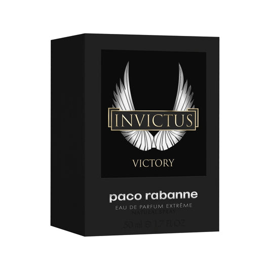 Invictus Victory Eau De Parfum Paco Rabanne Invictus Victory Eau de Parfum is a powerful and bold addition to the Invictus fragrance line, designed to capture the essence of triumph and dominance. This Eau de Parfum takes the Invictus spirit to new height