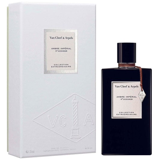 Extraordinaire Ambre Imperial Van Cleef & Arpels Collection Extraordinaire Ambre Impérial is an opulent and sophisticated fragrance that celebrates the rich and luxurious essence of amber. Part of the esteemed Collection Extraordinaire, this perfume offer